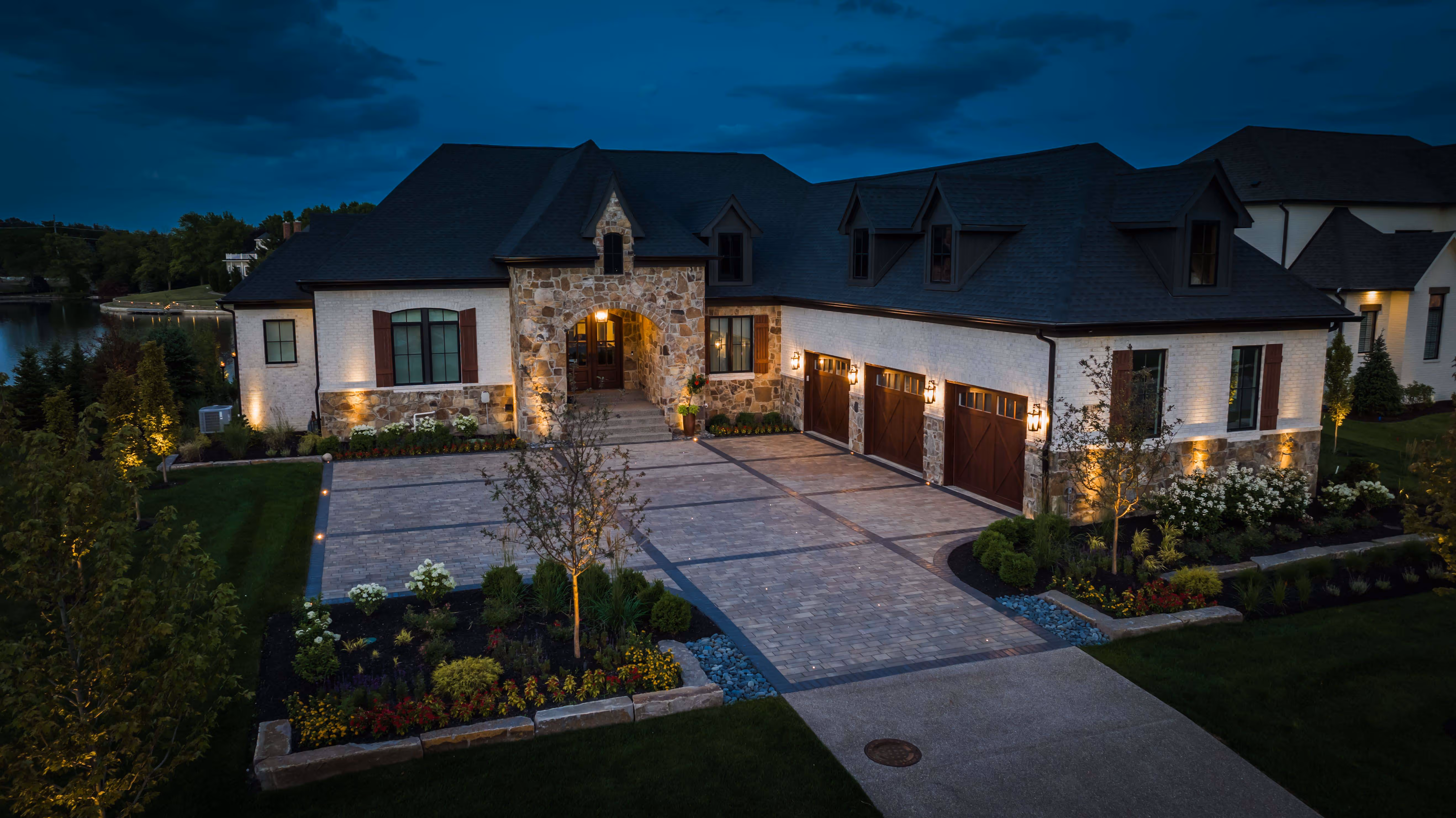 Aerial View of Front Landscape